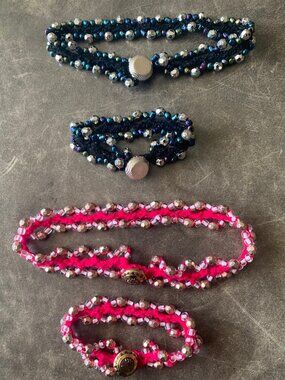 4 Piece BOHO Hand Crochet Jewerly Set NEW